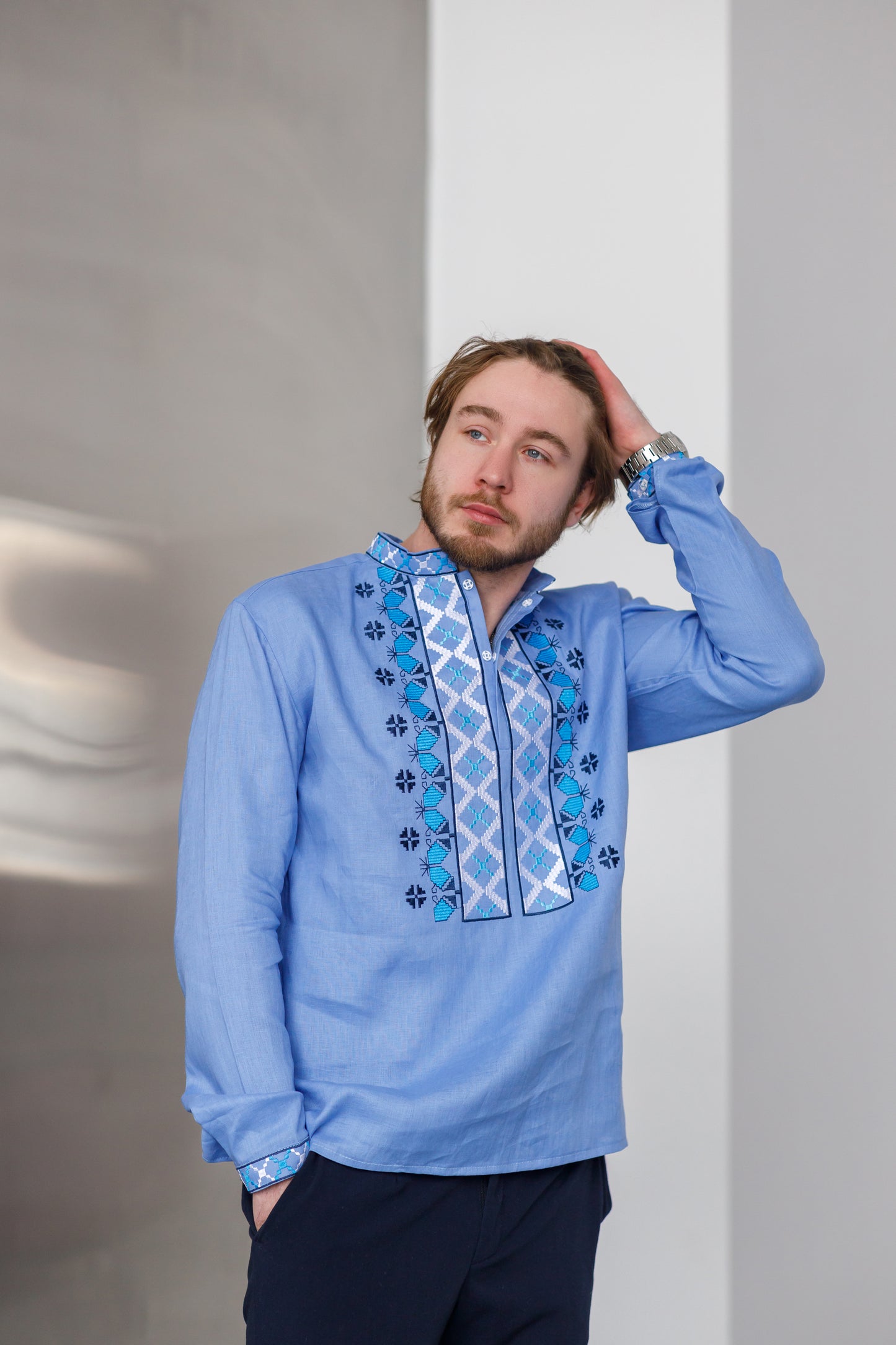 EMBROIDERED VYSHYVANKA’S FOR COUPLES /VYSHYTA SOROCHKA/UKRAINIAN VYSHYVANKA LIEN SET