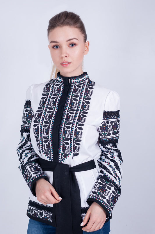UKRAINIAN EMBROIDERED JACKET VYSHYVANKA