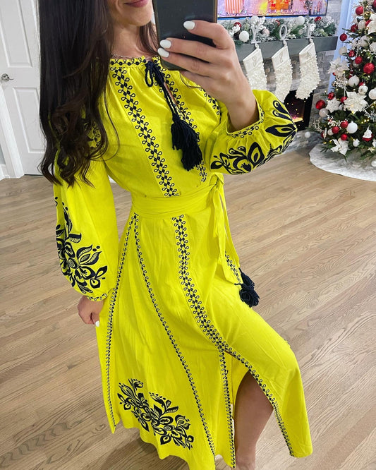 VYSHYVANKA DRESS FOR WOMEN/EMBROIDERY IN USA 2024/